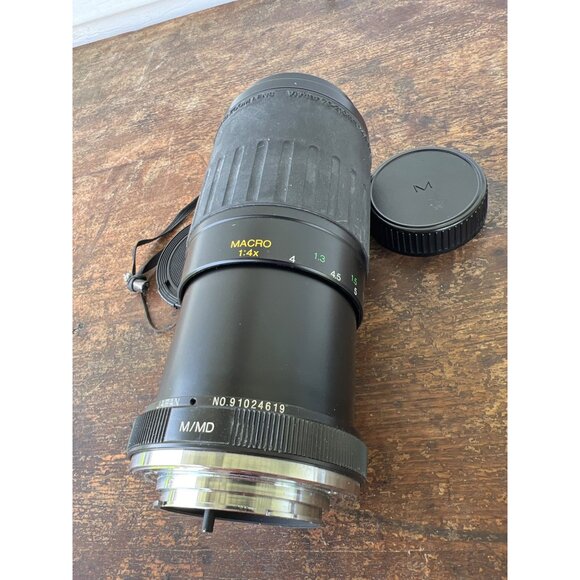 Vivitar 70-210mm F/4.5-5.6 Macro Focusing Zoom Lens M/MD Mount With Caps Q3 - Picture 4 of 4
